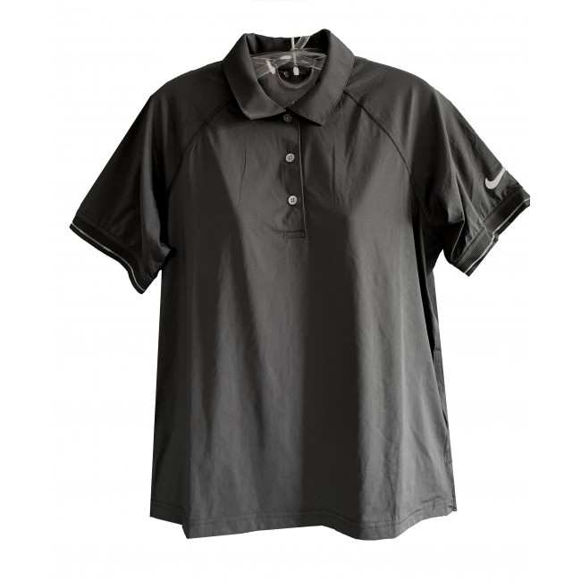 Women's dri store fit black polo